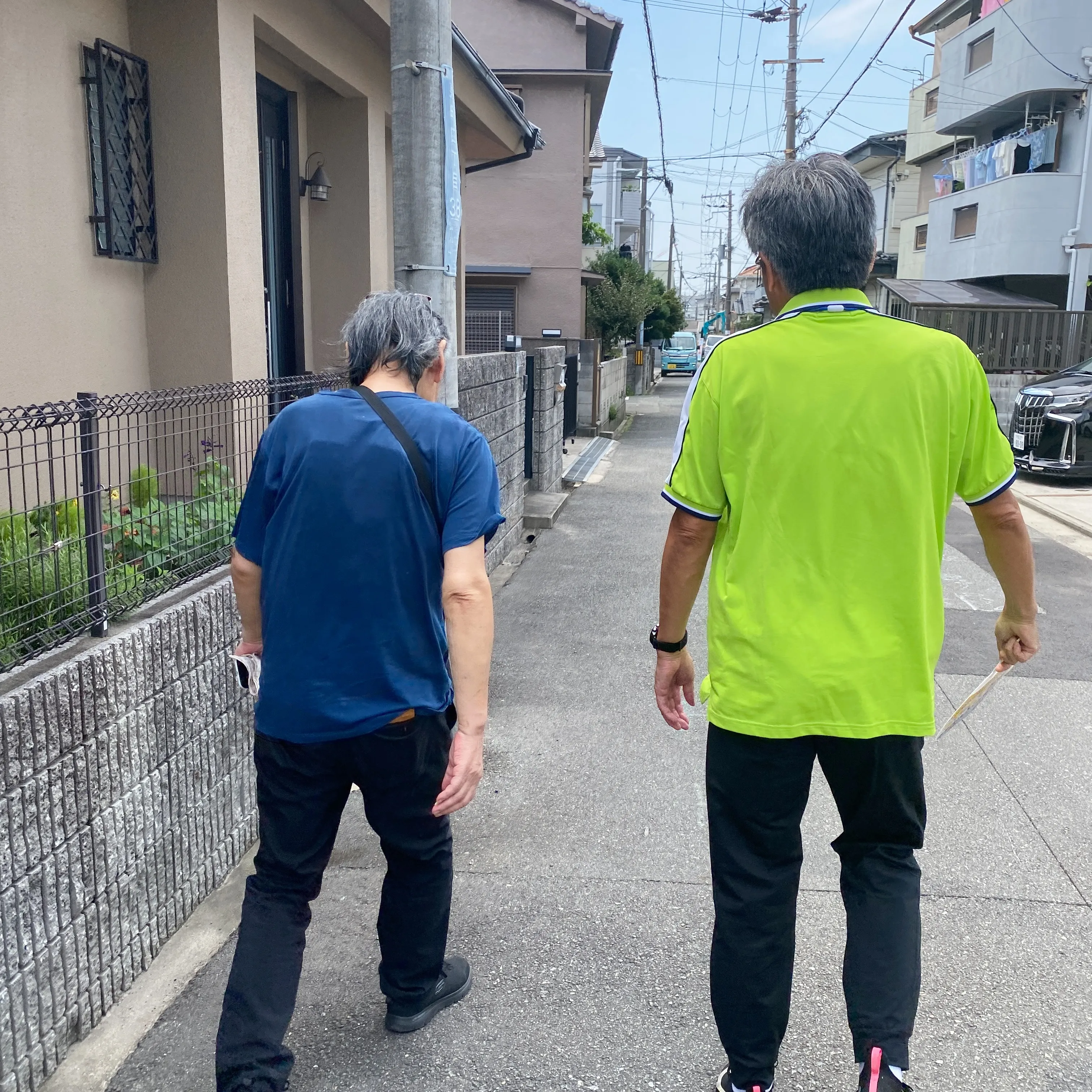 屋外歩行リハビリ